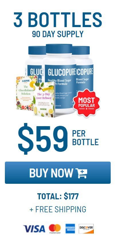 GlucoPure 3 $59/bottle